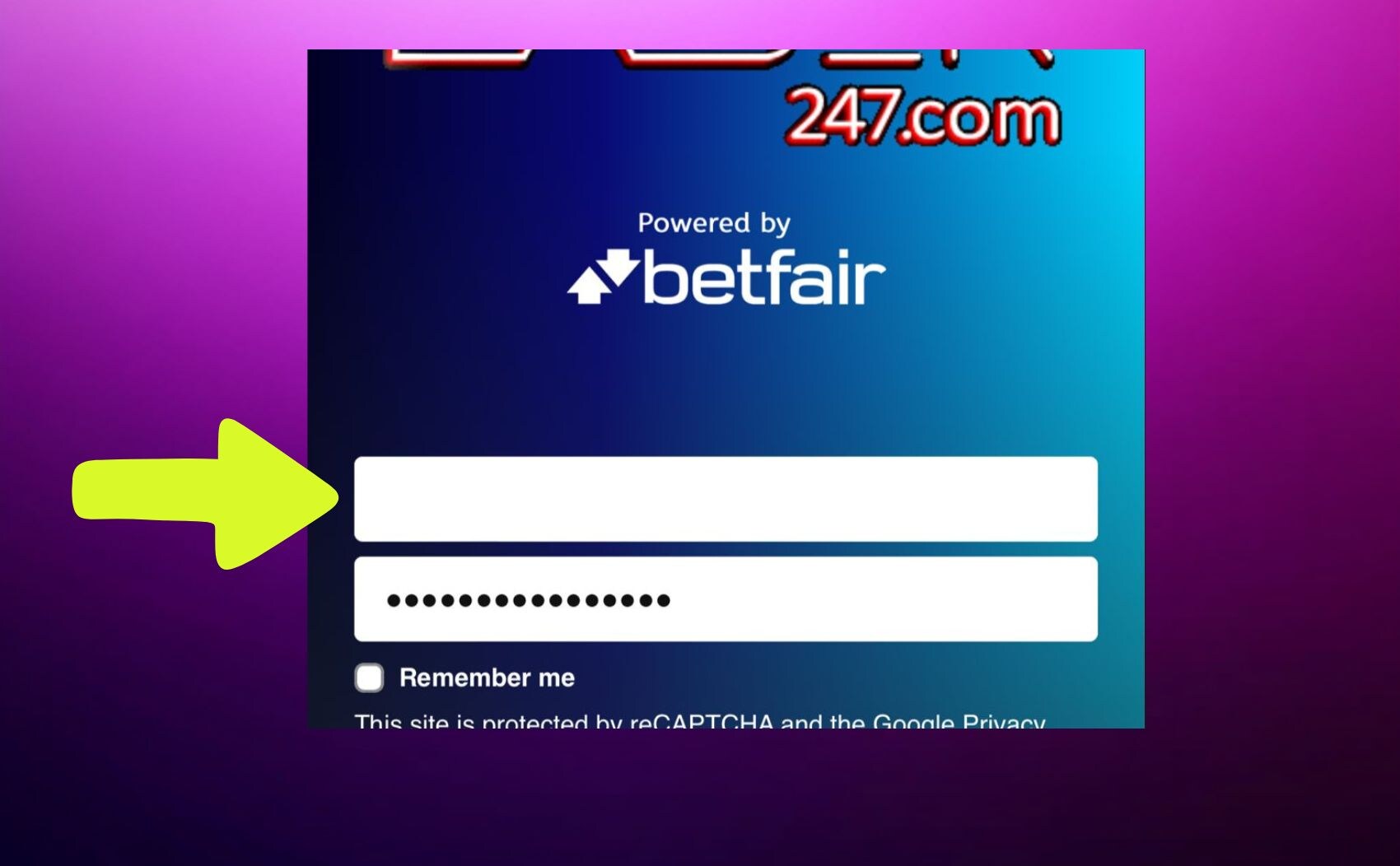 Laser247 India app Enter your mobile number